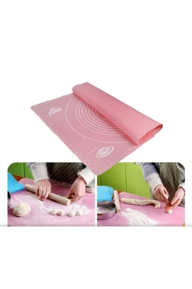 Pazariz Hamur Açma Matı Silikon 40x50 Cm Ölçekli Büyük Boy - Resim 2