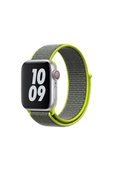 Pazariz Apple Watch Uyumlu3-4-5-6-7-8-sesi ( 38mm - 40mm-41mm ) Dokuma Yüksek Kalite Kordon