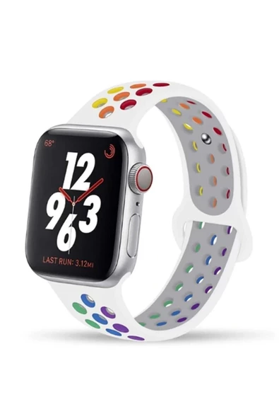 Pazariz Watch Uyumlu Seri 2/3/4/5/6/7/8/se 40mm Uyumlu Delikli Spor Kordon Small/medium ürün görseli 1