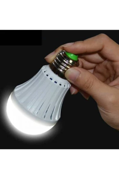 Pazariz 5w Şarjlı Ledli E27 Duylu Acil Durum Lambası (180 Dk) Beyaz (6500k) ( 5 Adet ) ürün görseli