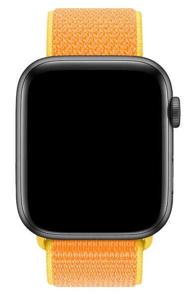 Pazariz Apple Watch Uyumlu 1-2-3-4-5-6-7-se Serisi 38mm - 40mm -41mm Uyumlu Spor Kumaş Kordon - Resim 2