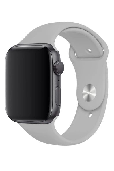 Pazariz Apple Watch Uyumlu Kordon 1 2 3 4 5 6 7 Se Seri 38 Mm/40 Mm/41mm Silikon Kordon Kayış - Resim 3