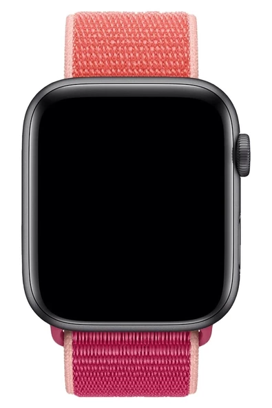 Pazariz Apple Watch Uyumlu 1-2-3-4-5-6-7-se Serisi 42mm - 44mm - 45mm Uyumlu Spor Kumaş Kordon - Resim 2