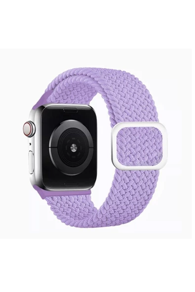Pazariz Apple Watch Uyumlu42mm 44mm 45mm 49mm 1/2/3/4/5/6/se/7/8/ultra Örgü Tokalı Kordon ürün görseli 1