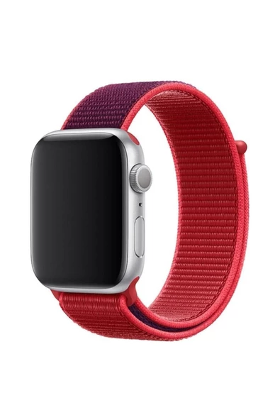 Pazariz Apple Watch Uyumlu 2 3 4 5 42 Mm 44 Mm Hasır Dokuma Spor Kordon ürün görseli 1