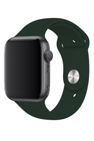 Pazariz Apple Watch Uyumlu Kordon 1 2 3 4 5 6 7 Se Seri 38 Mm/40 Mm/41mm Silikon Kordon Kayış - Resim 3