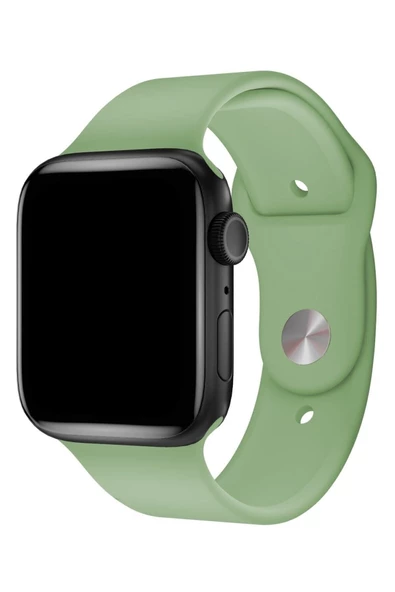 Pazariz Apple Watch Uyumlu Kordon 1 2 3 4 5 6 7 Se Seri 42 Mm/44 Mm/45mm Silikon Kordon Kayış - 3