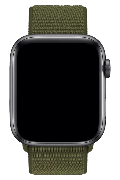 Pazariz Apple Watch 1-2-3-4-5-6-7-se Serisi 42mm - 44mm - 45mm Uyumlu Spor Kumaş Kordon - 2