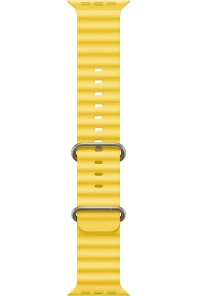 Pazariz Apple Watch Uyumlu42mm 44mm 45mm 49mm 1/2/3/4/5/6/se/7/8/ultra Kordon Silikon Kordon - Resim 2