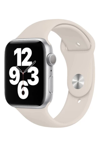 Pazariz Apple Watch Uyumlu Seri 8 7 6 5 4 3 2 38mm-40mm-41mm S/m Spor Silikon Kordon ürün görseli 1