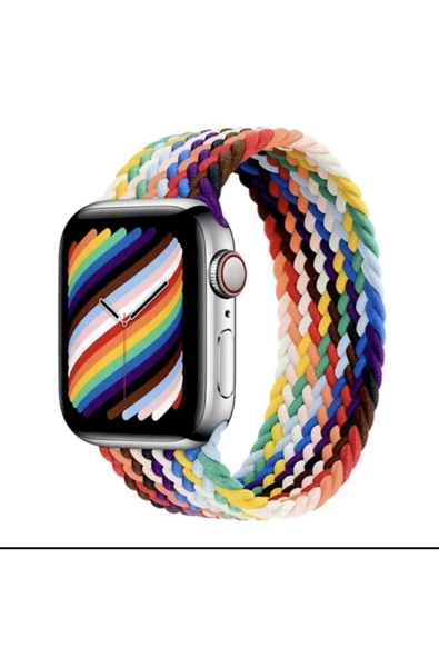 Pazariz Watch Uyumlu Uyumlu 38 40 Mm Örgülü Esnek Kordon ürün görseli 1