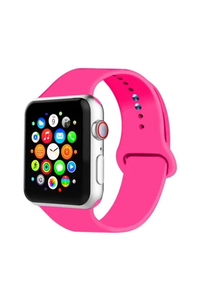 Pazariz Apple Watch Uyumlu Kordon 2 3 4 5 Seri 38 Mm Ve 40 Mm Silikon Kordon Kayış ürün görseli 1