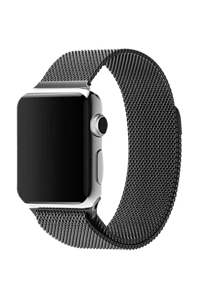 Pazariz Apple Watch Uyumlu 44mm Celik Orme Kordon 44 Mm Kayıs