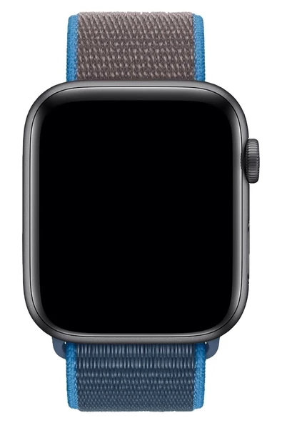Pazariz Apple Watch Uyumlu 1-2-3-4-5-6-se-7 Serisi 42mm - 44mm - 45mm Uyumlu Spor Kumaş Kordon - Resim 2
