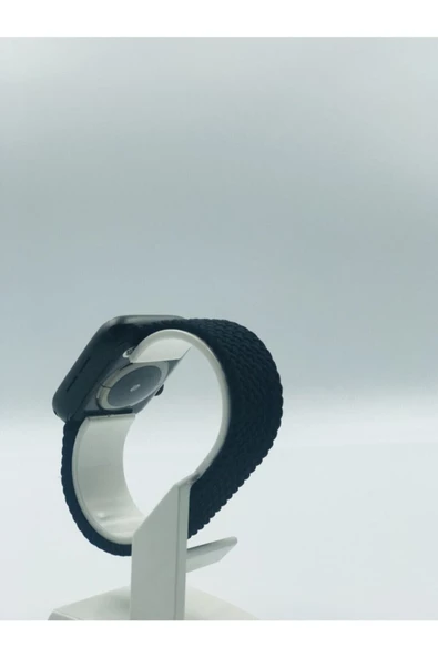 Pazariz Apple Watch Uyumlu  38 / 40mm Örgülü Esnek Kordon - Resim 3