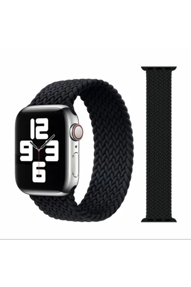 Pazariz Apple Watch Uyumlu  38 / 40mm Örgülü Esnek Kordon ürün görseli 1