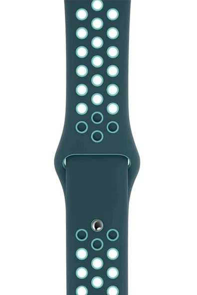 Pazariz Apple Watch Uyumlu Delikli 42-44-45 Mm Bileklik Spor Band Delikli Kordon T500 Dt T700s ürün görseli 1