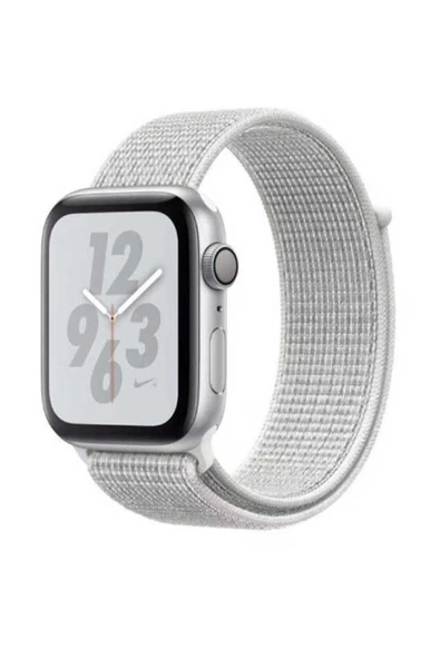 Pazariz Gümüş Apple Watch Uyumlu 38mm Krd-03 Uyumlu Hasır Kordon ürün görseli 1