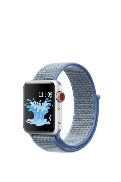 Pazariz Apple Watch Uyumlu 2 3 4 5 6 Seri 42 Mm 44 Mm Hasır Dokuma Spor Kordon ürün görseli 1