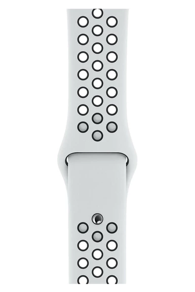 Pazariz Apple Watch Uyumlu Silikon Kayış Delikli Kordon Uyumlu Seri 1 2 3 4 5 6 7 Se 38mm/40mm/41mm ürün görseli 1