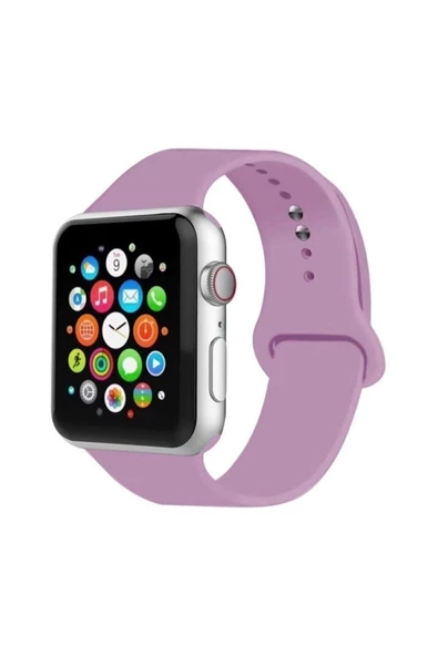 Pazariz Apple Watch Uyumlu Kordon 2 3 4 5 Seri 42 mm Ve 44 mm Silikon Kordon Kayış ürün görseli 1