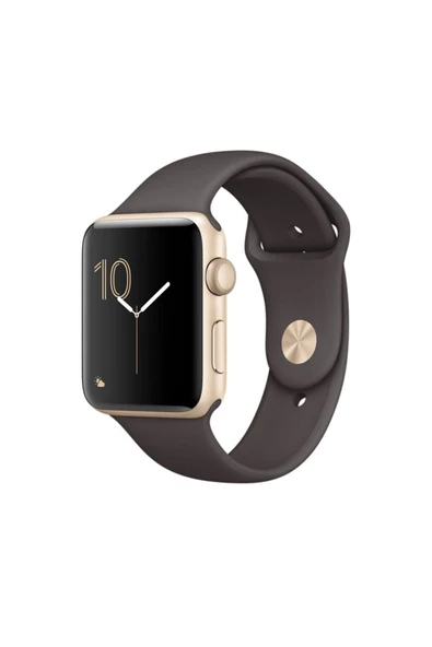 Pazariz Apple Watch Uyumlu 3 4 5 6 7 8 Se Delikli 38 40 41mm Kordon Kayış Bileklik Klasik Silikon - Resim 3
