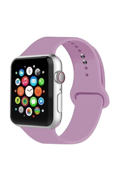 Pazariz Apple Watch Uyumlu Kordon 2 3 4 5 Seri 38 Mm Ve 40 Mm Silikon Kordon Kayış