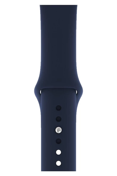 Pazariz Apple Watch Uyumlu Kordon 2 3 4 5 6 Se Seri 42 Mm Ve 44 Mm Silikon Kordon Kayış - 1