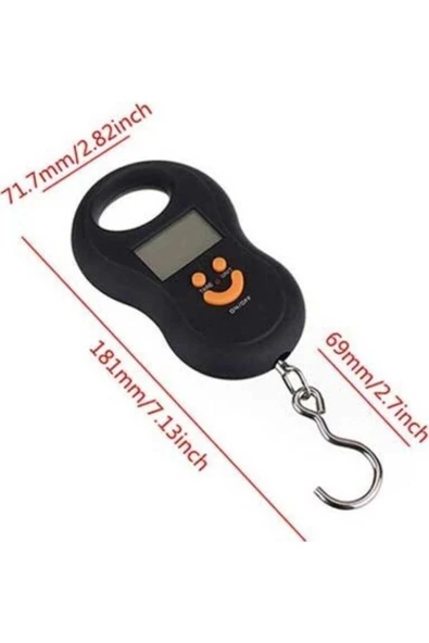 Pazariz Vegetii Digital Lcd El Tartısı Kantarı Mini Tartı Pilli Elektronik Tartı 50 Kg Hassas Kantar - 2