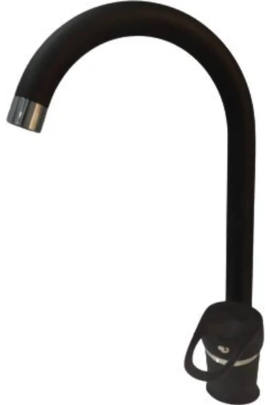 Pazariz Mat Siyah Mix Krom Banyo - Mutfak Eviye Bataryası Musluk - 2