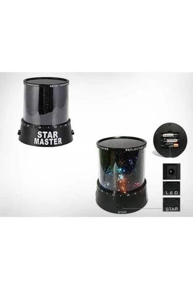 Pazariz Star Master Projeksiyon Gece Lambası - Resim 3