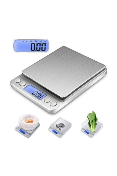 Pazariz Digital Lcd Hassas Terazi Tartı 500 Gr./ 0.01 Gr. Thr124