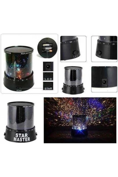 Pazariz Star Master Yıldızlı Gece Lambası - Resim 3