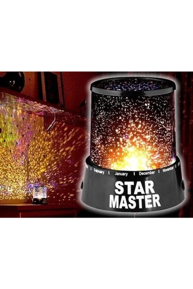 Pazariz Star Master Projeksiyon Gece Lambası (kablolu) - Resim 2