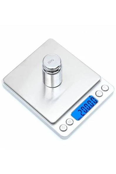Pazariz Digital Lcd Hassas Elektronik Taşınabilir Cep Terazi Tartı 500 Gr 0.01 Gr Terazisi ürün görseli