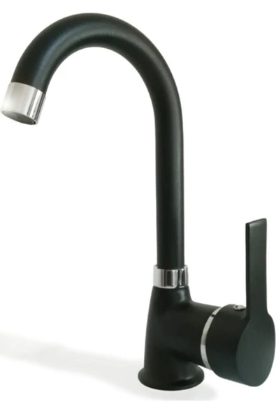 Pazariz Mat Siyah Nano Teknoloji Lavabo - Banyo Bataryası Musluğu