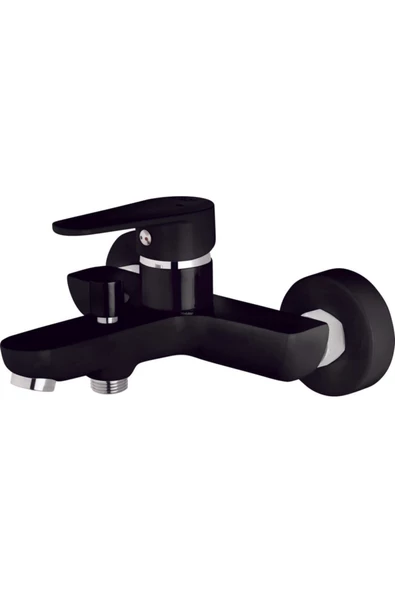 Pazariz Siyah Mix Banyo Bataryası Duş Musluğu