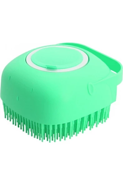 Pazariz Duş Jeli Hazneli Silikon Fırça Kese Çok Amaçlı Vücut Temizleme Kesesi Banyo Lifi - Resim 3