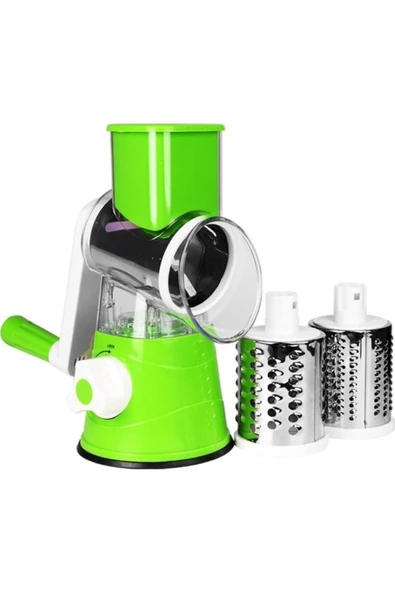 Pazariz Ezjet Çevirme Kollu Pratik Doğrayıcı Rende Yeşil ürün görseli 1