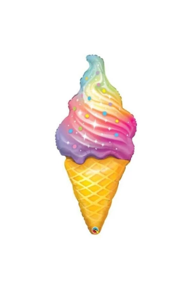Pazariz Rainbow Dondurma Folyo Balon