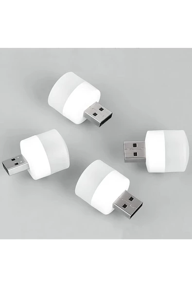 Pazariz Mini Usb Kamp Ve Gece Lambası Çok Amaçlı Usb Yuvarlak Led Lamba - Resim 2