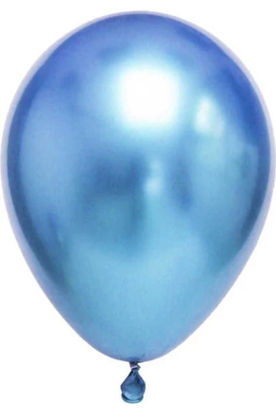 Pazariz Parti Krom Balon Mavi 100 Adet Balon ürün görseli 1