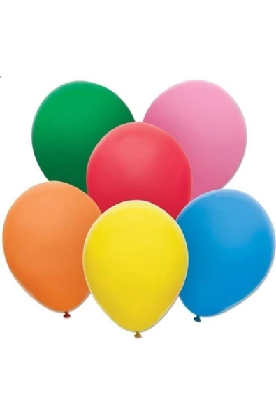 Pazariz Pastel Renk Karışık Balon 12" Inç - 20 Adet- - 1
