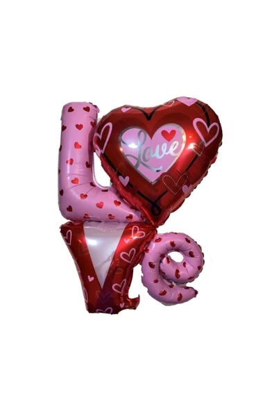 Pazariz Love Yazılı Folyo Balon ürün görseli 1