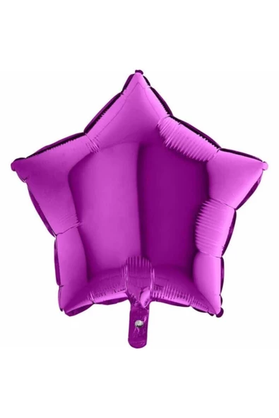 Pazariz Yıldız Folyo Balon, 45 Cm - Mor - Resim 2