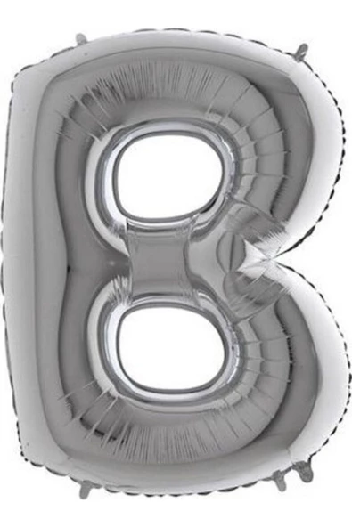 Pazariz Gümüş Folyo Harf Balon ürün görseli 1