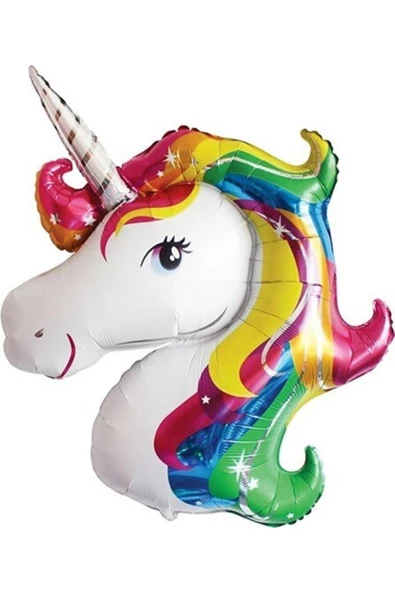 Pazariz Parti Bulutu Unicorn Folyo Balon 40 Cm