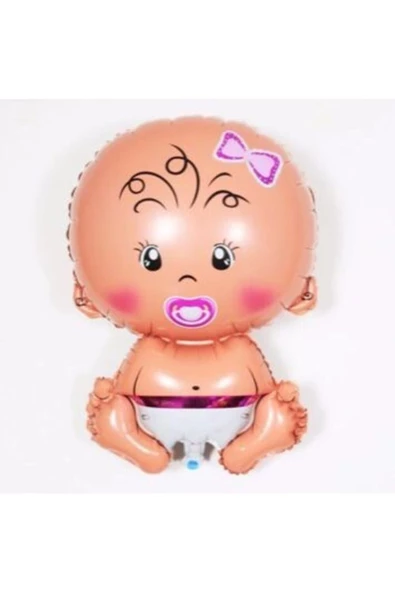 Pazariz Baby Shower Kız Bebek Folyo Balon