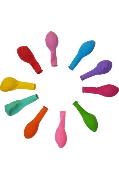 Pazariz Renkli Parti Balon - Resim 2