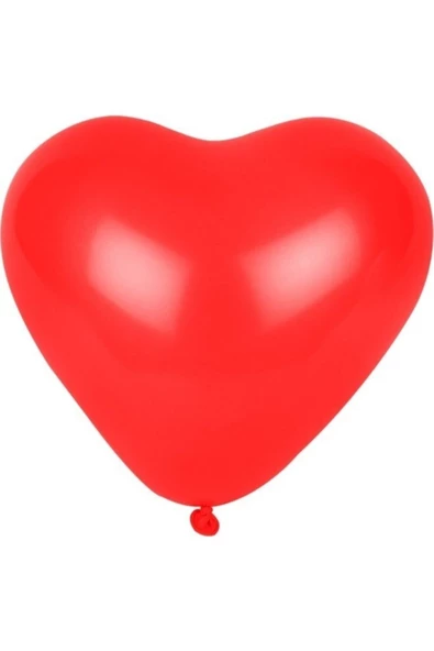 Pazariz 100 Adet Kalp Şeklinde Balon Kalpli Balon